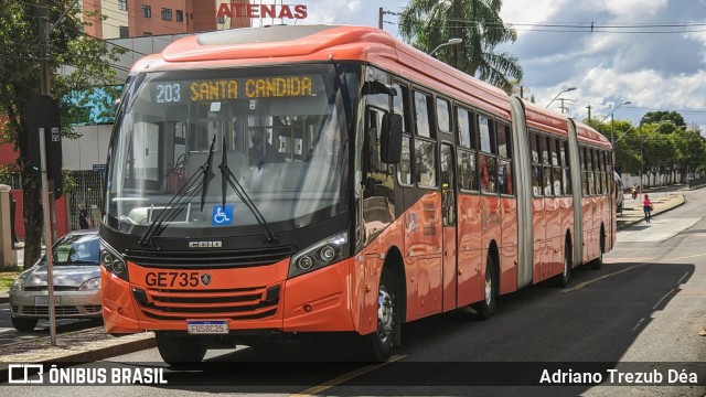 Viação Cidade Sorriso GE735 na cidade de Curitiba, Paraná, Brasil, por Adriano Trezub Déa. ID da foto: 8861621.