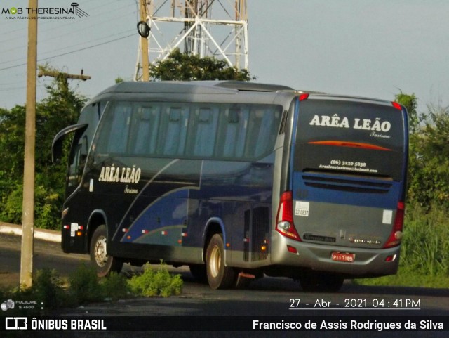 Arêa Leão Turismo 80 na cidade de Teresina, Piauí, Brasil, por Francisco de Assis Rodrigues da Silva. Número da foto: #8860952.