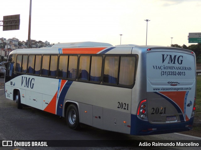 VMG - Viação Minas Gerais 2021 na cidade de Belo Horizonte, Minas Gerais, Brasil, por Adão Raimundo Marcelino. ID da foto: 8862296.