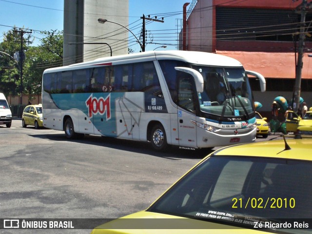 Auto Viação 1001 RJ 108.489 na cidade de Rio de Janeiro, Rio de Janeiro, Brasil, por Zé Ricardo Reis. Número da foto: #8861257.