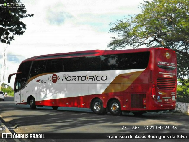 Auto Viação Porto Rico 2002 na cidade de Teresina, Piauí, Brasil, por Francisco de Assis Rodrigues da Silva. Número da foto: #8860924.
