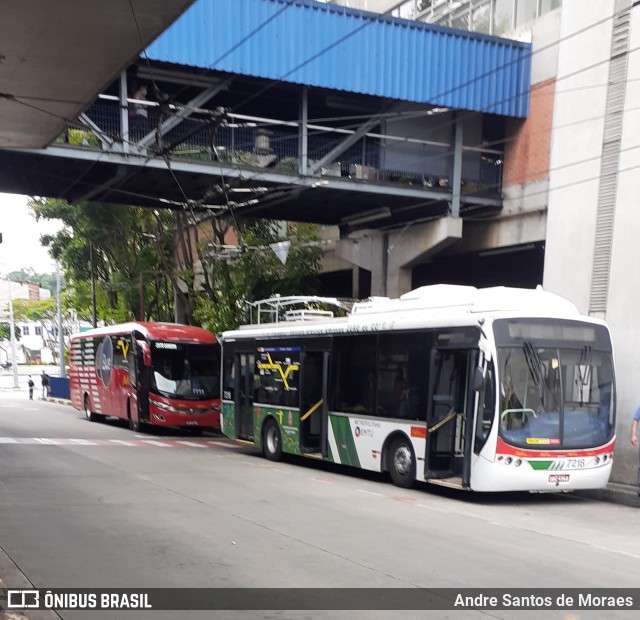 Metra - Sistema Metropolitano de Transporte 7218 na cidade de Diadema, São Paulo, Brasil, por Andre Santos de Moraes. ID da foto: 8784570.