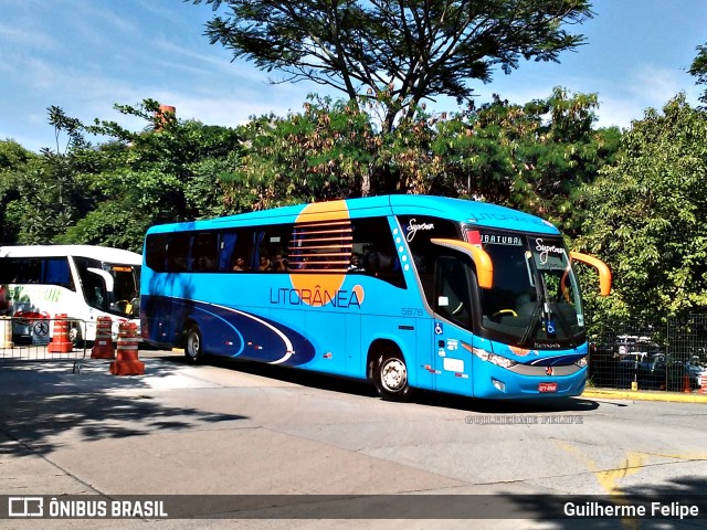 Litorânea Transportes Coletivos 5878 na cidade de São Paulo, São Paulo, Brasil, por Guilherme Felipe. Número da foto: #8785281.