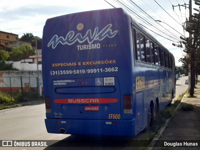 Nogueira e Neiva Turismo 17500 na cidade de Ibirité, Minas Gerais, Brasil, por Douglas Hunas. ID da foto: 8784968.