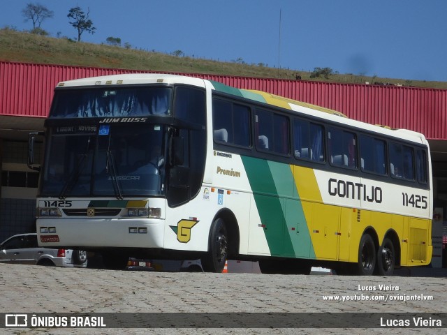 Empresa Gontijo de Transportes 11425 na cidade de João Monlevade, Minas Gerais, Brasil, por Lucas Vieira. ID da foto: 8786418.