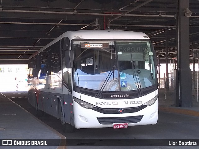 Evanil Transportes e Turismo RJ 132.023 na cidade de Nova Iguaçu, Rio de Janeiro, Brasil, por Lior Baptista. ID da foto: 8785235.