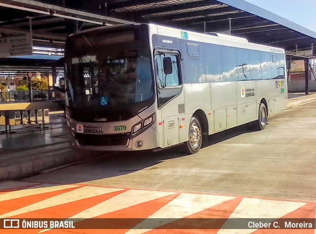 City Transporte Urbano Intermodal Sorocaba 2679 na cidade de Sorocaba, São Paulo, Brasil, por Cleber C.  Moreira. ID da foto: 8785488.