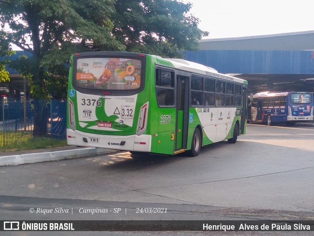 VB Transportes e Turismo 3376 na cidade de Campinas, São Paulo, Brasil, por Henrique Alves de Paula Silva. Número da foto: #8784751.