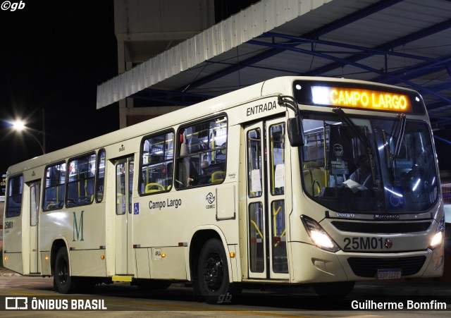 Empresa de Ônibus Campo Largo 25M01 na cidade de Campo Largo, Paraná, Brasil, por Guilherme Bomfim. ID da foto: 8784779.