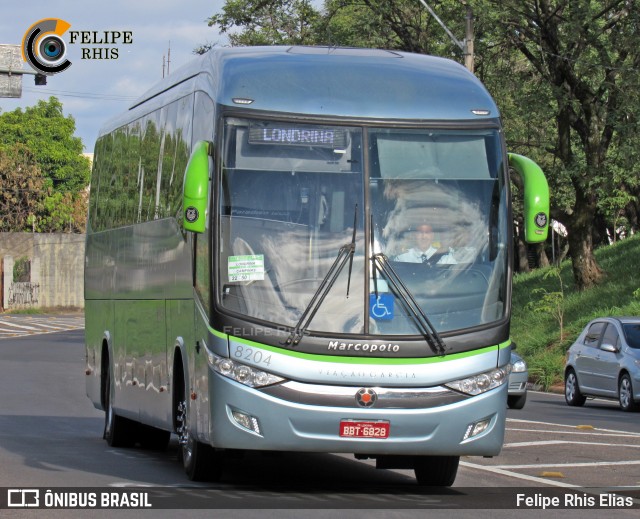 Viação Garcia 8204 na cidade de Campinas, São Paulo, Brasil, por Felipe Rhis Elias. Número da foto: #8786468.