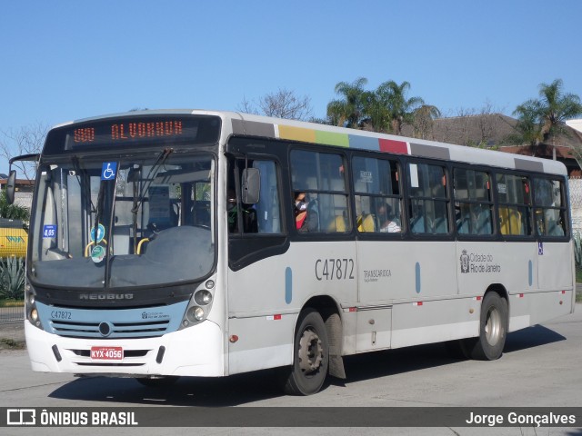 Viação Redentor C47872 na cidade de Rio de Janeiro, Rio de Janeiro, Brasil, por Jorge Gonçalves. Número da foto: #8864139.