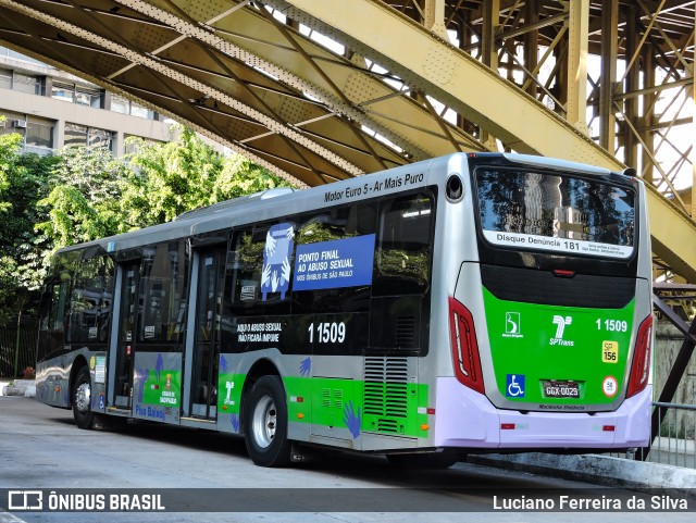 Viação Santa Brígida 1 1509 na cidade de São Paulo, São Paulo, Brasil, por Luciano Ferreira da Silva. ID da foto: 8863479.