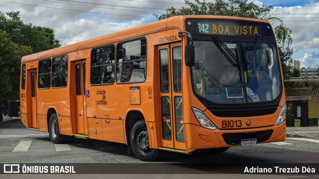Transporte Coletivo Glória BI013 na cidade de Curitiba, Paraná, Brasil, por Adriano Trezub Déa. Número da foto: #8864140.