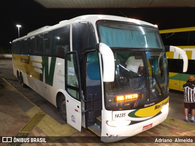 Viação Nacional 14235 na cidade de João Monlevade, Minas Gerais, Brasil, por Adriano  Almeida. ID da foto: 8865210.