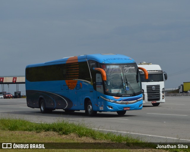 Litorânea Transportes Coletivos 5056 na cidade de Arujá, São Paulo, Brasil, por Jonathan Silva. Número da foto: #8863165.