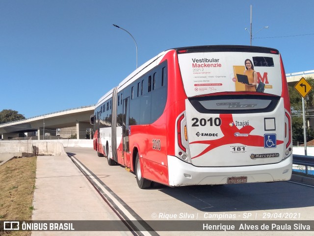 Itajaí Transportes Coletivos 2010 na cidade de Campinas, São Paulo, Brasil, por Henrique Alves de Paula Silva. Número da foto: #8864053.