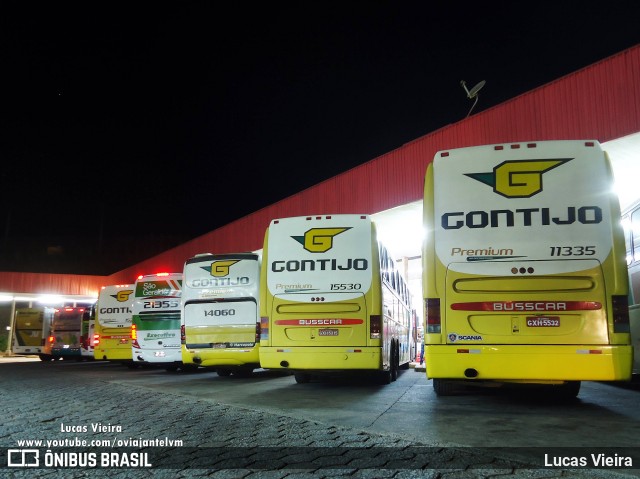 Empresa Gontijo de Transportes 11335 na cidade de João Monlevade, Minas Gerais, Brasil, por Lucas Vieira. Número da foto: #8864730.