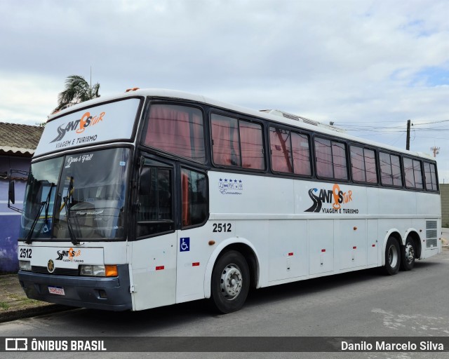 Santos Tur Viagem e Turismo 6109 na cidade de Paranaguá, Paraná, Brasil, por Danilo Marcelo Silva. Número da foto: #8863374.