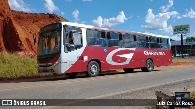 Expresso Gardenia 3735 na cidade de São Lourenço, Minas Gerais, Brasil, por Luiz Carlos Rosa. Número da foto: #8864252.
