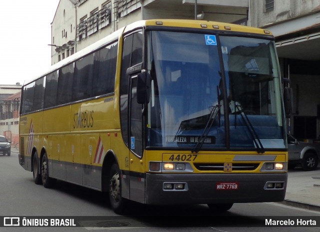 Viação Itapemirim 44027 na cidade de Rio de Janeiro, Rio de Janeiro, Brasil, por Marcelo Horta. ID da foto: 8863384.