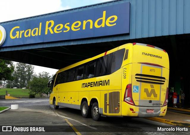 Viação Itapemirim 60773 na cidade de Rio de Janeiro, Rio de Janeiro, Brasil, por Marcelo Horta. Número da foto: #8862655.