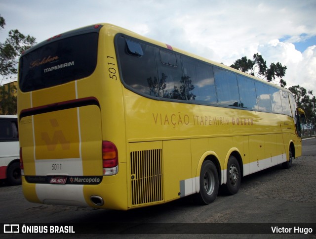 Viação Itapemirim 5011 na cidade de Caruaru, Pernambuco, Brasil, por Victor Hugo. ID da foto: 8863016.