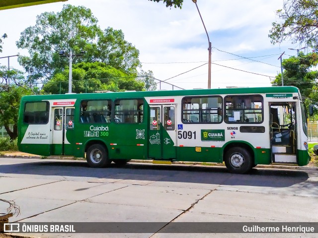 Pantanal Transportes 5091 na cidade de Cuiabá, Mato Grosso, Brasil, por Guilherme Henrique. ID da foto: 8863478.