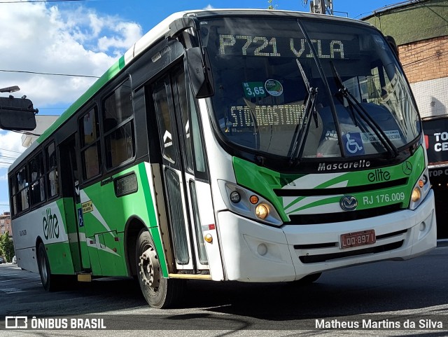 Viação Elite RJ 176.009 na cidade de Volta Redonda, Rio de Janeiro, Brasil, por Matheus Martins da Silva. Número da foto: #8865423.