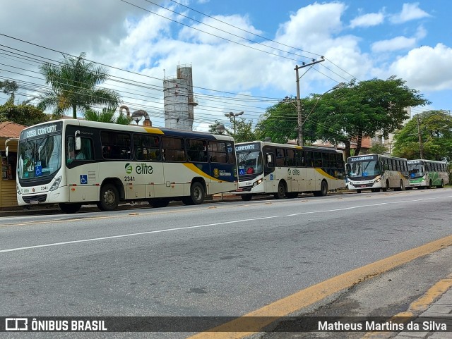 Viação Elite 2341 na cidade de Volta Redonda, Rio de Janeiro, Brasil, por Matheus Martins da Silva. ID da foto: 8865410.