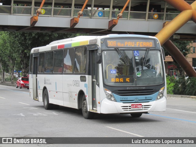 Viação Redentor C47650 na cidade de Rio de Janeiro, Rio de Janeiro, Brasil, por Luiz Eduardo Lopes da Silva. Número da foto: #8863341.