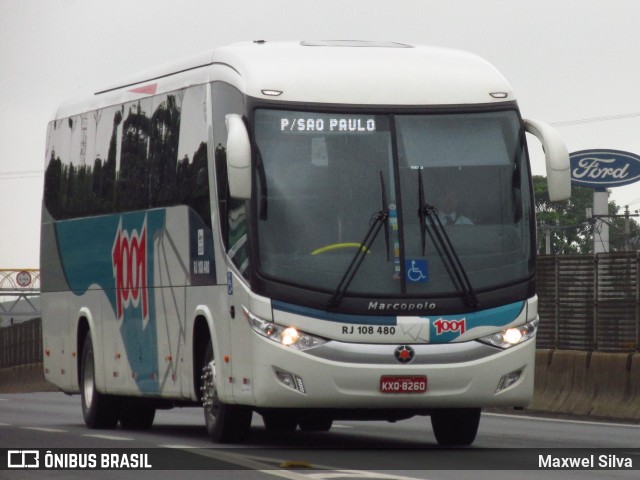 Auto Viação 1001 RJ 108.480 na cidade de Resende, Rio de Janeiro, Brasil, por Maxwel Silva. ID da foto: 8863610.