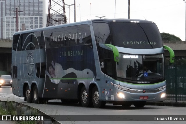 Viação Garcia 8664 na cidade de São Paulo, São Paulo, Brasil, por Lucas Oliveira. ID da foto: 8788014.