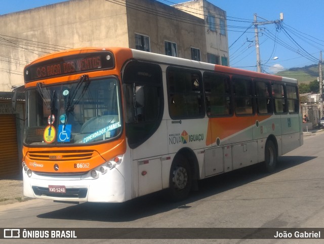 Expresso Nossa Senhora da Glória 02062 na cidade de Nova Iguaçu, Rio de Janeiro, Brasil, por João Gabriel. Número da foto: #8788691.