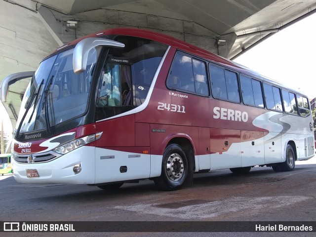 Viação Serro 24311 na cidade de Belo Horizonte, Minas Gerais, Brasil, por Hariel Bernades. ID da foto: 8789244.