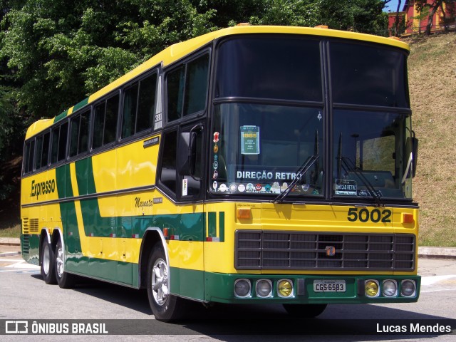 Expresso Brasileiro 5002 na cidade de São Paulo, São Paulo, Brasil, por Lucas Mendes. ID da foto: 8788749.