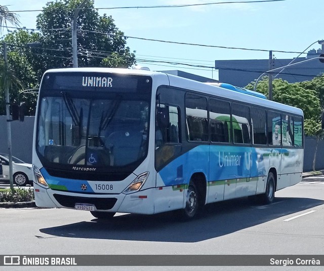 Unimar Transportes 15008 na cidade de Vila Velha, Espírito Santo, Brasil, por Sergio Corrêa. ID da foto: 8788333.