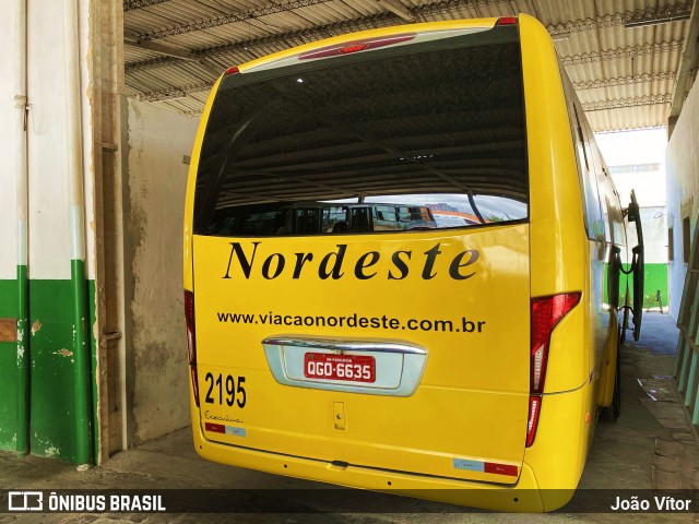 Viação Nordeste 2195 na cidade de Natal, Rio Grande do Norte, Brasil, por João Vítor. Número da foto: #8787472.