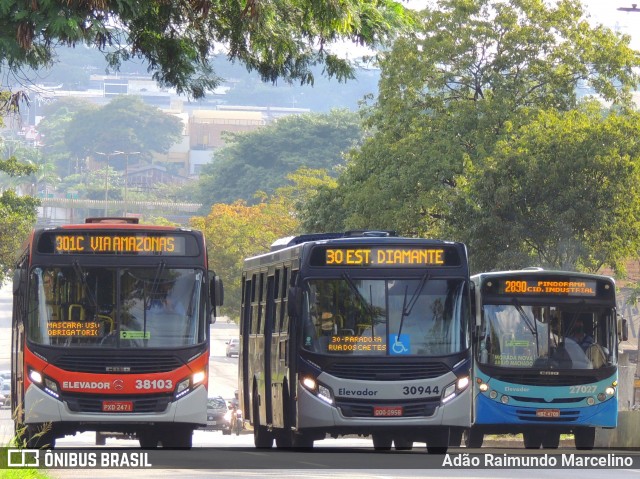 Viação Cruzeiro > Viação Sidon 38103 na cidade de Belo Horizonte, Minas Gerais, Brasil, por Adão Raimundo Marcelino. Número da foto: #8792266.