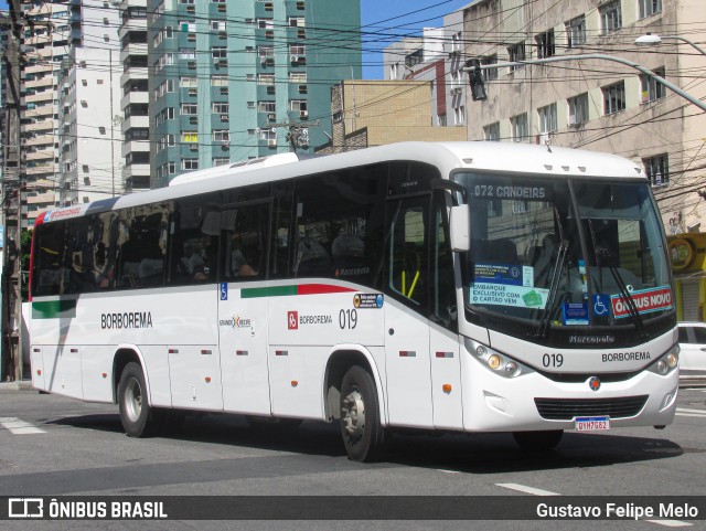 Borborema Imperial Transportes 019 na cidade de Recife, Pernambuco, Brasil, por Gustavo Felipe Melo. Número da foto: #8790851.