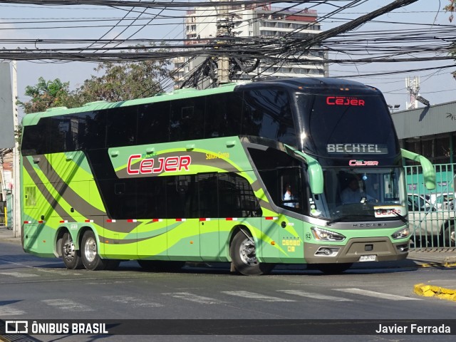 Buses Cejer 52 na cidade de Estación Central, Santiago, Metropolitana de Santiago, Chile, por Javier Ferrada. ID da foto: 8790185.