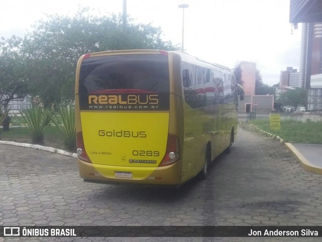 Expresso Real Bus 0289 na cidade de Campina Grande, Paraíba, Brasil, por Jon Anderson Silva. ID da foto: 8789683.