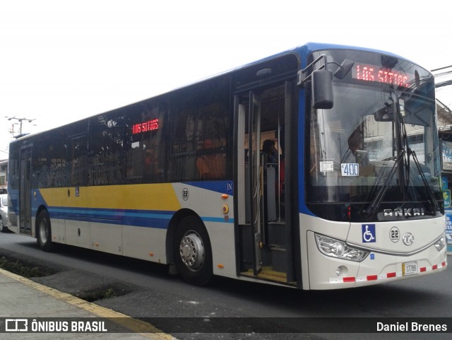 AMSA - Autotransportes Moravia 22 na cidade de San Vicente, Moravia, San José, Costa Rica, por Daniel Brenes. Número da foto: #8791034.