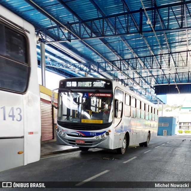 BBTT - Benfica Barueri Transporte e Turismo 1121 na cidade de Itapevi, São Paulo, Brasil, por Michel Nowacki. ID da foto: 8791784.