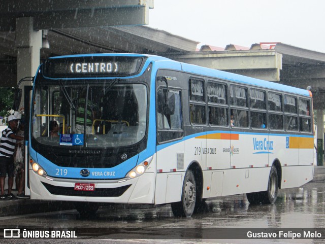 Expresso Vera Cruz 219 na cidade de Recife, Pernambuco, Brasil, por Gustavo Felipe Melo. ID da foto: 8790849.