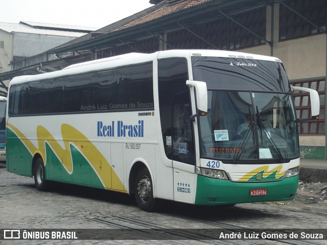 Real Brasil Turismo 420 na cidade de Rio de Janeiro, Rio de Janeiro, Brasil, por André Luiz Gomes de Souza. ID da foto: 8789385.