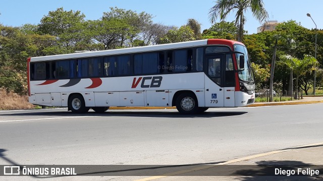 Viação Campo Belo - VCB Transportes 779 na cidade de Formiga, Minas Gerais, Brasil, por Diego Felipe. Número da foto: #8789901.