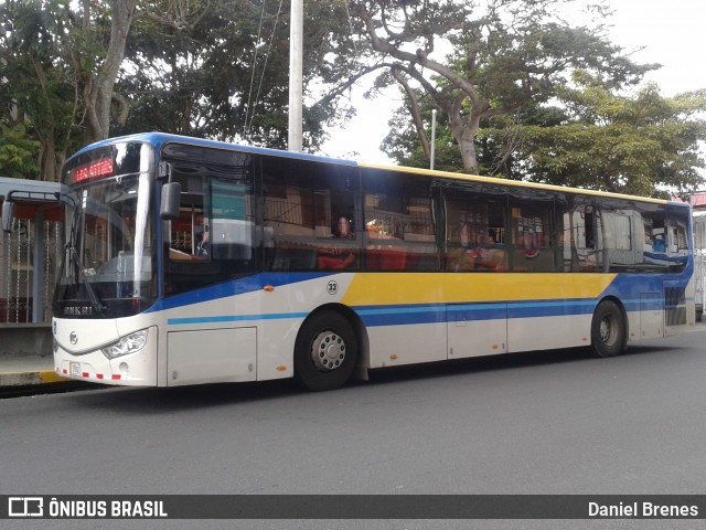 AMSA - Autotransportes Moravia 33 na cidade de San Vicente, Moravia, San José, Costa Rica, por Daniel Brenes. ID da foto: 8791089.