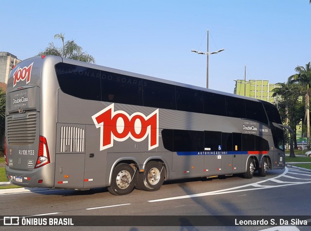 Auto Viação 1001 RJ 108.1133 na cidade de Santos, São Paulo, Brasil, por Leonardo S. Da Silva. Número da foto: #8790505.