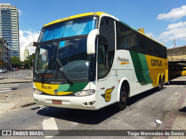 Empresa Gontijo de Transportes 14630 na cidade de Belo Horizonte, Minas Gerais, Brasil, por Tiago Wenceslau de Souza. ID da foto: 8791653.