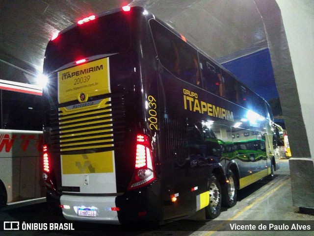 Viação Itapemirim 20039 na cidade de Belo Horizonte, Minas Gerais, Brasil, por Vicente de Paulo Alves. Número da foto: #8789895.
